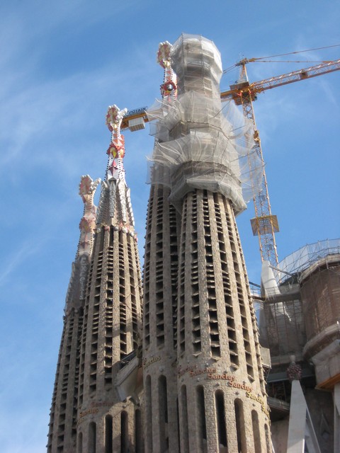 Gaudi's soaring towers