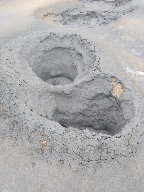 Boiling mud