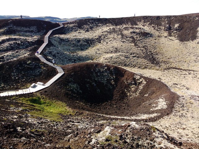 The crater