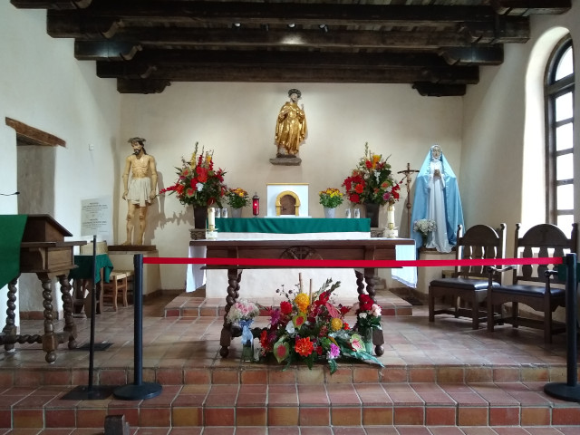 Mission church interior