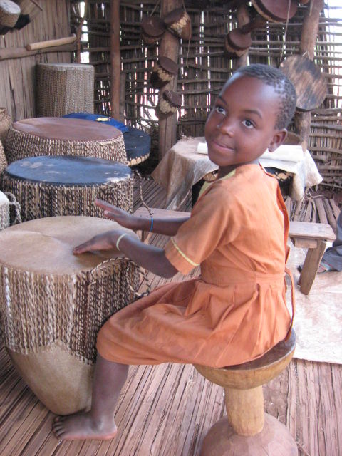 Drummer in training